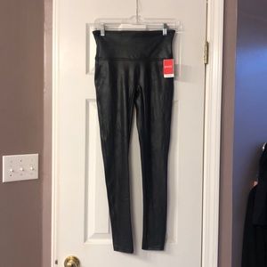 Spanx Faux Leather Leggings